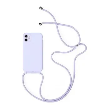 Pouzdro Back Case Strap iPhone 16, Purple