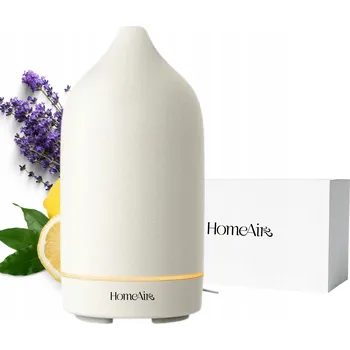 Zvlhčovač vzduchu Difuzér Vůně Zvlhčovač Vzduchu AROMATIZÉR BÍLÝ pro esenciální oleje Lampička