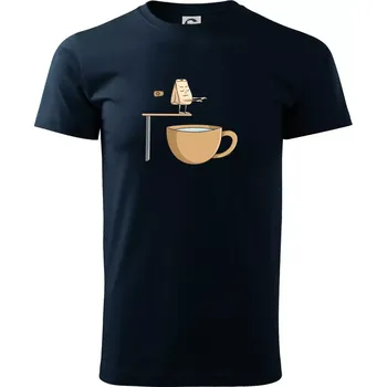 Pánské tričko Skokan čaj - Triko extra velké (5-8XL) - 6XL ( Námořní modrá (velmi tmavá - téměř černá) )