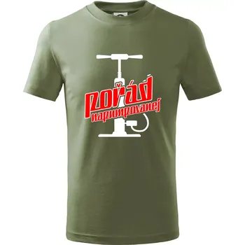 Chlapecké oblečení Pořád napumpovanej - Tričko dětské bavlněné - 158 cm/12 let ( Khaki )