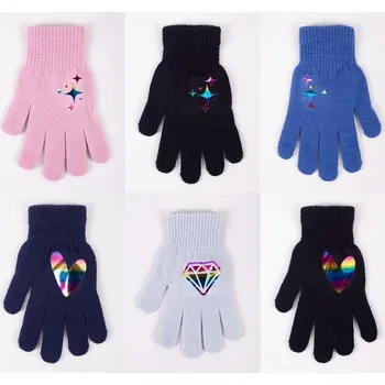 Rukavice Dětské prstové rukavičky REFLEX RK0237G 16 Mix barev