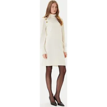 Dámské šaty Luisa Spagnoli Úpletové šaty Moduno 100056 Béžová Regular Fit S