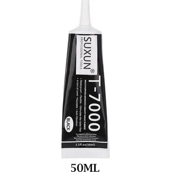 Průmyslové lepidlo T7000 50ml černé univerzální adhesivní lepidlo