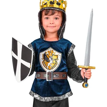 Karnevalový kostým Chlapecký rytířský top s páskem - Pro věk 11-13 let