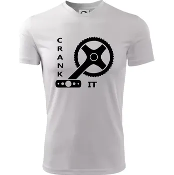 Crank it - Dětské triko sportovní (dresovina) - 158 cm/12 let ( Bílá )