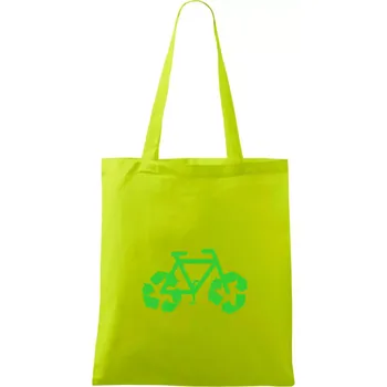 Kolo ekologie - Taška bavlněná - 42 x 38 cm ( Limetková )