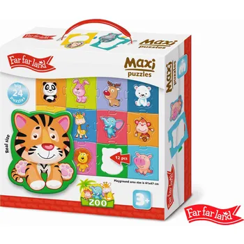 Puzzle Farfarland Velké podlahové puzzle - "Zoo".