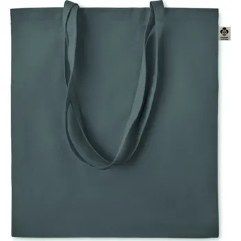 Nákupní taška Nákupní taška z bio bavlny Zimde Colour - Kamenně Šedá