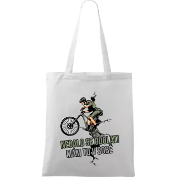 Nedalo se odolat, mám to v sobě kolo - Taška bavlněná - 42 x 38 cm ( Bílá )