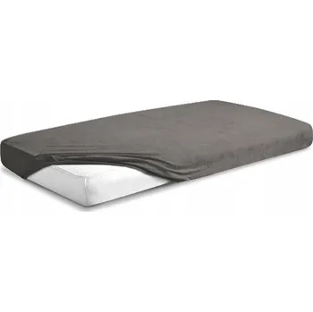 Prostěradlo Froté Prostěradlo s Gumou 130/140x190/200 PREMIUM Grafitové