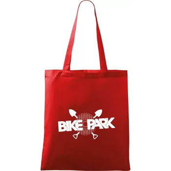 Nákupní taška Bike park kazeta - Taška bavlněná - 42 x 38 cm ( Červená )