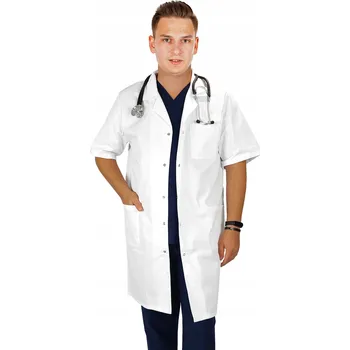 Zdravotnický oděv Pánská zdravotnická laboratorní zástěra bílá vel. 56