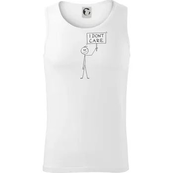 I don't care - postava - Tílko pánské Core - M ( Bílá )
