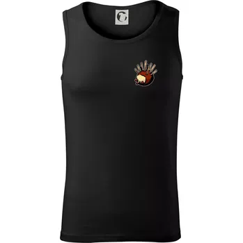 Pánské termoprádlo Kaštanový ježeček - prso - Tílko pánské Core - S ( Černá )