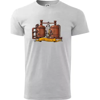 Pánské tričko Nejlíp vařím já - Triko extra velké (5-8XL) - 7XL ( Světlešedý Melír )