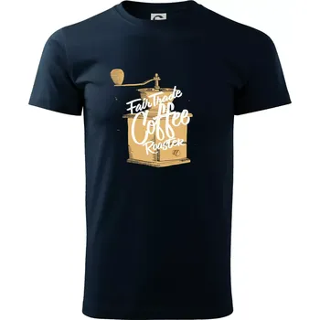 Pánské tričko Kafemlýnek - Triko extra velké (5-8XL) - 8XL ( Námořní modrá (velmi tmavá - téměř černá) )