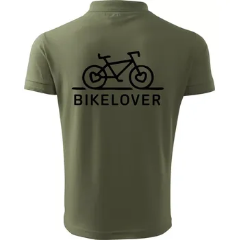 Pánská košile Bike lover - Polokošile pánská Pique Polo 203 - L ( Khaki )