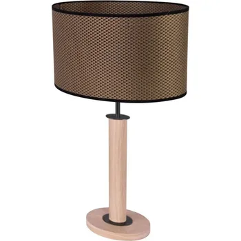 Lampička Spot-Light 7017400411539 - Stolní lampa MERCEDES 1xE27/40W/230V dub