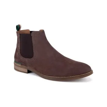 Pracovní obuv Gino Rossi Kotníková obuv s elastickým prvkem VITALE-02 MI08 Hnědá 42