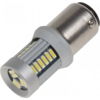 Autožárovka LED žárovka BAY15d (dvouvlákno) bílá 12V 30LED/4014SMD