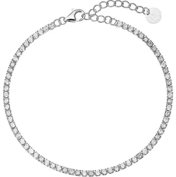 Šperk Jemný stříbrný tenisový náramek 13095.1