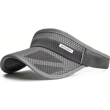 Kšiltovka Síťovaná kšiltovka s dlouhým kšiltem bez vrchu - ŠEDÁ (Značka: SH)