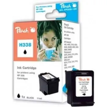 PEACH kompatibilní cartridge HP C8765E No.338, Black, 17ml