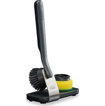 Joseph Joseph SinkTech kartáč na mytí nádobí s velkým stojánkem, šedá, 6500011