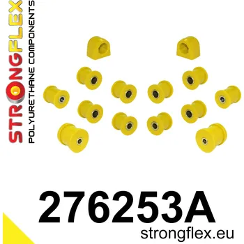 Silentblok nápravy 276253A: Strongflex Sada silentbloků zadního zavěšení varianta SPORT 24mm
