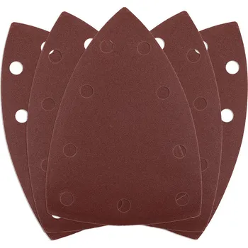 NEO TOOLS Brusné listy se suchým zipem, železo 100 x 147 mm, P240, 5 ks, s 9 otvory pro 04-623