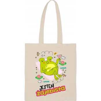 Nákupní taška Nákupní taška PoStar béžová bavlna