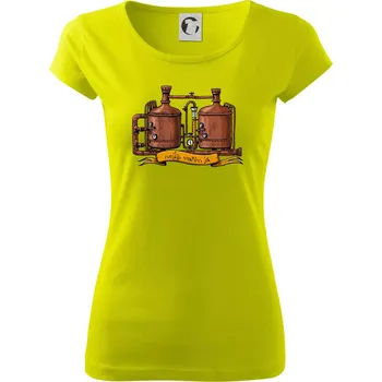 Dámské tričko Nejlíp vařím já - Dámské triko Pure - L ( Limetková )