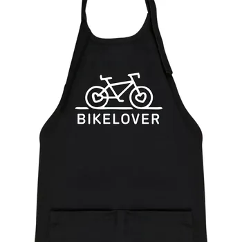 Kuchyňská zástěra Bike lover - Dětská zástěra na vaření - Univerzální velikost ( Černá )