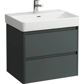 Koupelnový nábytek Base 2.0 - skříňka 62x44,5 pod umyvadlo H810964, 2 zásuvky, šedá traffic H4112821082661