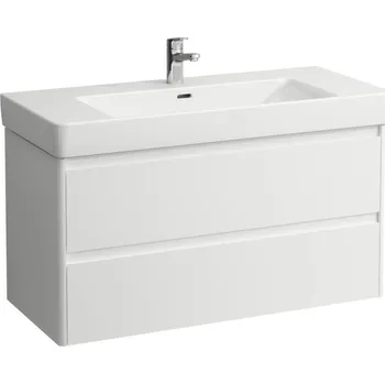 Koupelnový nábytek Base 2.0 - skříňka 102x44,5 pod umyvadlo H813966, 2 zásuvky, bílá matná H4113121082601