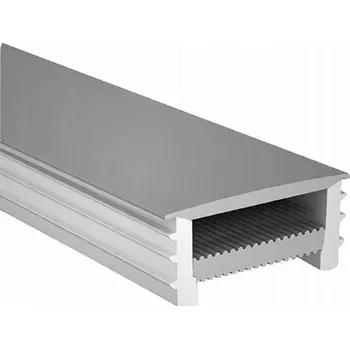 LED osvětlení LED profil silikonový Frez F2510 bílý, kryt/difuzor pro LED pásky 12mm