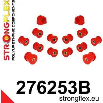 Silentblok nápravy 276253B: Strongflex Sada silentbloků zadního zavěšení 13mm