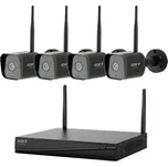 Chytrý kamerový systém + 4x kamera se senzorem 2K+ 12V IP65 Wi-Fi