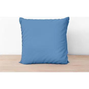 Povlak na dekorativní polštářek Bavlněný povlak na polštář - modrý