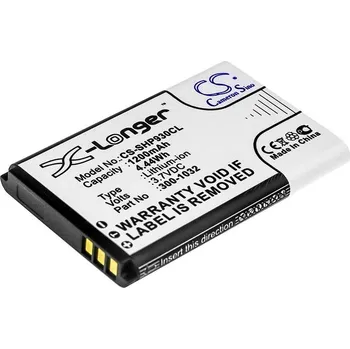 Baterie pro mobilní telefon Baterie Cameron Sino CS-SHP930CL, Li-Ion, 1200