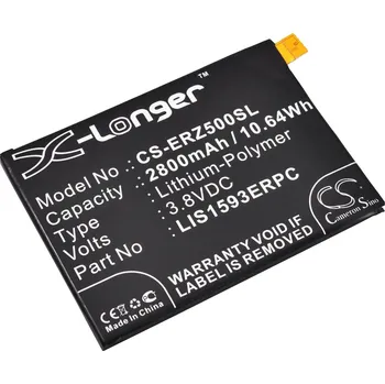 Baterie pro mobilní telefon Baterie Cameron Sino CS-ERZ500SL, Li-Polymer, 2800