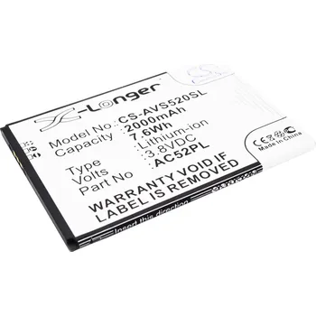 Baterie pro mobilní telefon Baterie Cameron Sino CS-AVS520SL, Li-Ion, 2000