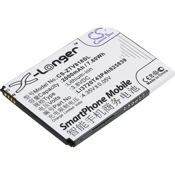 Baterie pro mobilní telefon Baterie Cameron Sino CS-ZTV818SL, Li-Ion, 2000