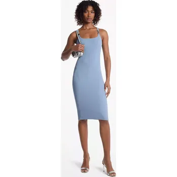 Dámské šaty Michael Kors dámské šaty Ribbed modré M