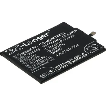 Baterie pro mobilní telefon Baterie Cameron Sino CS-MUM300SL, Li-Polymer, 3900