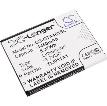 Baterie pro mobilní telefon Baterie Cameron Sino CS-OTA463SL, Li-Ion, 1450