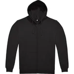 B&C Unisex mikina s kapucí Zip Hood ID.224 Velikost: 5XL, Barva: černá