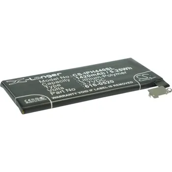Baterie pro mobilní telefon Baterie Cameron Sino CS-IPH440SL, Li-Polymer, 1420