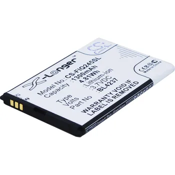 Baterie pro mobilní telefon Baterie Cameron Sino CS-FIQ245SL, Li-Ion, 1300