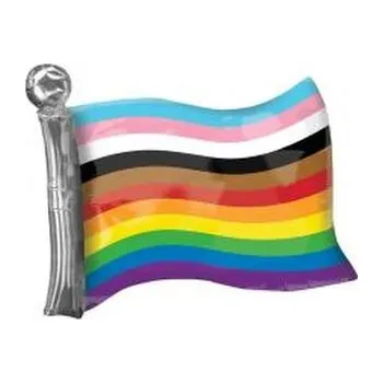 Balon foliowy XL progress pride flag